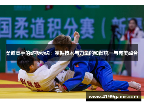 柔道高手的终极秘诀：掌握技术与力量的和谐统一与完美融合
